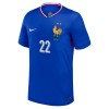 Maillot de Supporter France T. Hernandez 22 Domicile Euro 2024 Pour Homme